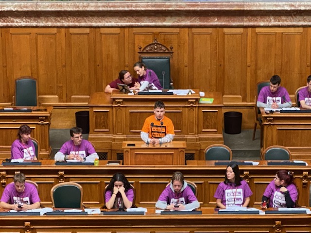 Votum Linus Fischer – Eidgenössische Jugendsession vom 10. November 2024 im Bundeshaus